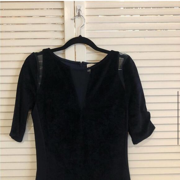 Reiss Hailey Crushed Velvet Cutout Dress - Picture 7 of 9